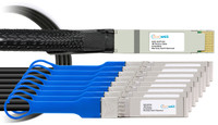 Juniper Compatible 400GBASE, QSFP-DD to 8X 50G SFP56, Breakout (DAC) Direct Attach Cables