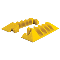 End Caps with T-Connectors for BB4-300GM-B/Y 4-Channel Bumble Bee® Cable Protector