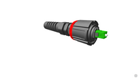 Senko - IP-16 SC Simplex Connector - Ruggedized, SM/APC Green, 4.5 - 4.9mm, 5.3 - 5.7mm, 5.8 - 6.2mm, 6.8 - 7.2mm