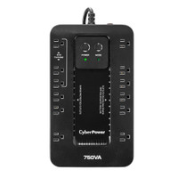 EC750GTAA - provides battery backup (using simulated sine wave output) and surge protection, front view