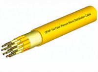 S09MD144CZNPY20-Y - 144 Fiber, SM, Micro Distribution, Plenum, 10.6 OD - 2.0mm subs, Yellow Jacket (price per foot), outside to inside view