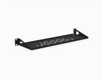 LDRS1U6V - 1U 6" Light Duty Vented Rack Shelf, front image