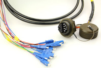 Channel COTS 83526 - SC, Singlemode 9/125 OS2, Mil Tac Breakout