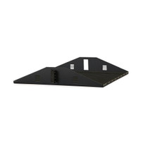 1907-3-001-03- 2U Centerline Server Rack Shelf - side view