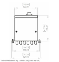 MTP/MPO Cassette, 6 Duplex ST to 1 Male MTP/MPO, 62.5/125 (12-Fiber)