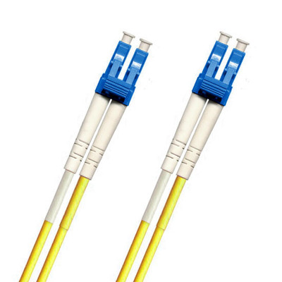 TAA Compliant Fiber Patch Cable, LC-LC, UPC, Singlemode 9/125 Micron OS2 Fiber, Duplex, 1.8mm OFNR Rated - Image 1