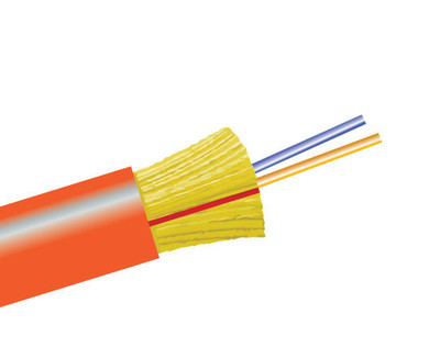 OCC, DX Series, 2-Strand, 900um Tight Buffd, OM2 cable, Orange jacket