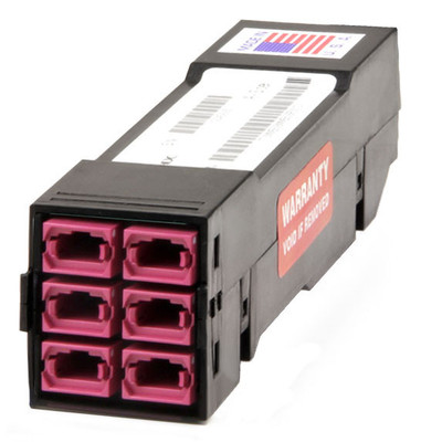 HD8² Cassette, 48 Strand, OM4, 6 Port MTP® Elite 8F (Male) Front to 2 Port MTP® Elite 24F (Male) Rear, Violet, Straight HD8² Cassette, 48 Strand, OM4, 6 Port MTP® Elite 8F (Male) Front to 2 Port MTP® Elite 24F (Male) Rear, Violet, Straight