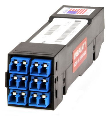 HDC-9LSS602SE1M12 - HD8² Cassette, 9/125 OS2, LC/UPC Shuttered (6) Port, Blue Duplex, Front to (1) Port MTP®/APC Elite 12F Rear, Male Yellow, Straight - Image 2 HDC-9LSS602SE1M12 - HD8² Cassette, 9/125 OS2, LC/UPC Shuttered (6) Port, Blue Duplex, Front to (1) Port MTP®/APC Elite 12F Rear, Male Yellow, Straight - Image 2