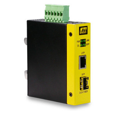 KCD-400-SX - 1000T - 1000X Fiber/SFP Mini GBIC,Multimode SFP/LC ,Duplex 500M w/Din Rail. No power