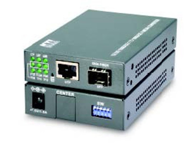 KGC-310M-LX20 - Media Converter, 10/100/1000Base-T to 1000Base-X Gigabit SM w/ SFP/LC