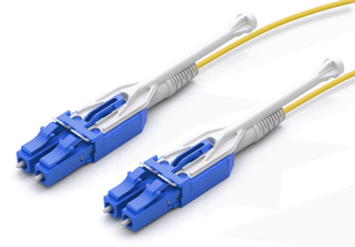 TAA Compliant Fiber Patch Cable, LC-LC, UPC, Singlemode 9/125 Micron OS2 Fiber, Senko Uniboot & 3 sets of Pull Tabs (44mm, 64mm, 84mm)2.0mm OFNR Rated TAA Compliant Fiber Patch Cable, LC-LC, UPC, Singlemode 9/125 Micron OS2 Fiber, Senko Uniboot & 3 sets of Pull Tabs (44mm, 64mm, 84mm)2.0mm OFNR Rated