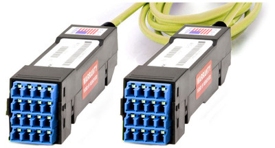 HD8² HDReadyLink®, Cassette to Cassette, 16 Strand, OS2, 8 Port Shuttered LC/UPC Duplex HD8² HDReadyLink®, Cassette to Cassette, 16 Strand, OS2, 8 Port Shuttered LC/UPC Duplex