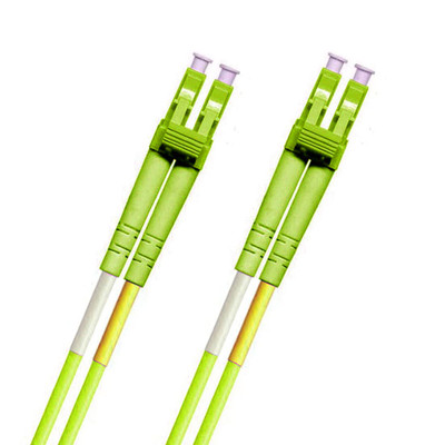 TAA Compliant Fiber Patch Cable, LC-LC, UPC, Multimode 50/125 Micron OM5 Fiber, Duplex, 1.8mm OFNR Rated - Image 1