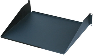 Solid , Single Sided Black Shelf - 2U, 19"W - ES0319-0210