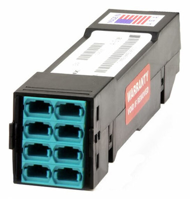 HD8² Cassette, 96 Strand, OM3, 8 Port MTP® Elite 12F (Male) Front to 4 Port MTP® Elite 24F (Male) Rear, Violet, Straight HD8² Cassette, 96 Strand, OM3, 8 Port MTP® Elite 12F (Male) Front to 4 Port MTP® Elite 24F (Male) Rear, Violet, Straight
