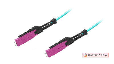 MDC-MDC US Conec Uni-boot Fiber Patch Cable, Multimode 50/125 10 Gig OM4, 1.6mm MDC-MDC US Conec Uni-boot Fiber Patch Cable, Multimode 50/125 10 Gig OM4, 1.6mm