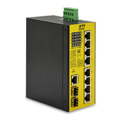 KGS-1064-BP - Industrial Managed 10-Port L2 Gigabit Ethernet 802.3bt PoE Switches with 2 dual-speed SFP Slots