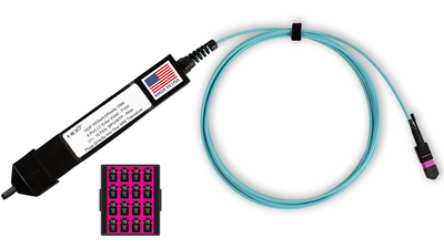 R4LSM802MMEM16F0010X - HD8² HDSwitchReady®, OM4 50/125, (8) Port, Shuttered LC/UPC Duplex, to (1) MTP16 Female, 16 Strand - Image 2