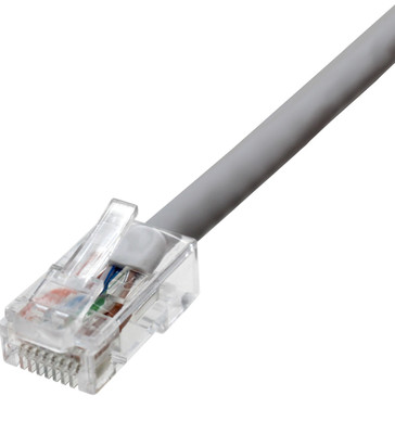 Cat6 Non-Booted Ethernet Cable - Gray Jacket