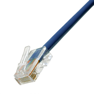 Cat5e Non-Booted Ethernet Cable - Blue Jacket