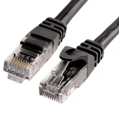 FER6E-xxx-BLK - 1Ft Cat6 Ferrari Boot Ethernet Cable - Black