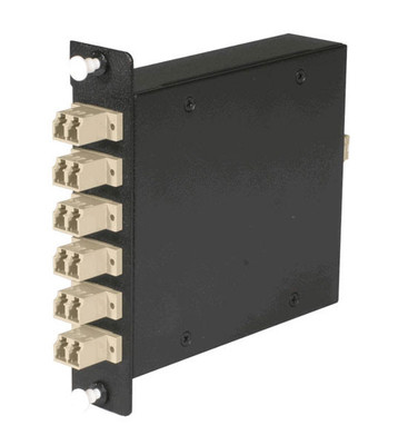 CAQM-V68G0B - MTP/MPO Cassette, 6 Duplex LC to 1 Male MTP/MPO, 62.5/125 OM1 (12-Fiber)