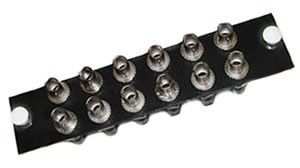 12-Fiber LC Duplex Adapter Panel, Blue | Shop | Cables Plus USA