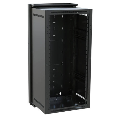 DWR Series Pivoting Wall Rack (No Door) - 24RU and 17 Inch Deep