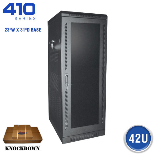 FE4119-42-02 - Quest Mfg. 410 Series Floor Enclosure, full front view