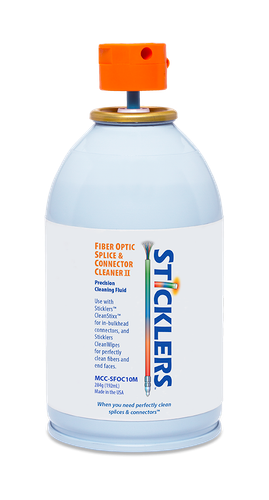 Sticklers™ Fiber Optic Splice & Connector Cleaner II Cleaning Fluid, 10oz