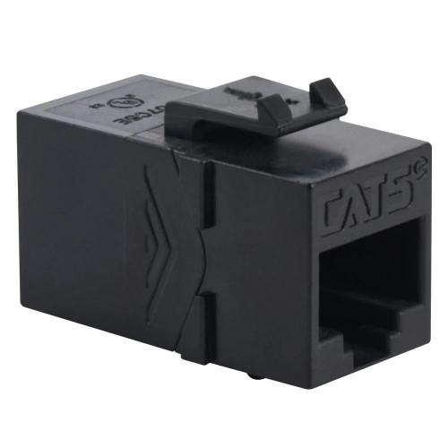 IC107C5EBK - CAT5e RJ45 Keystone Coupler in HD Style - single