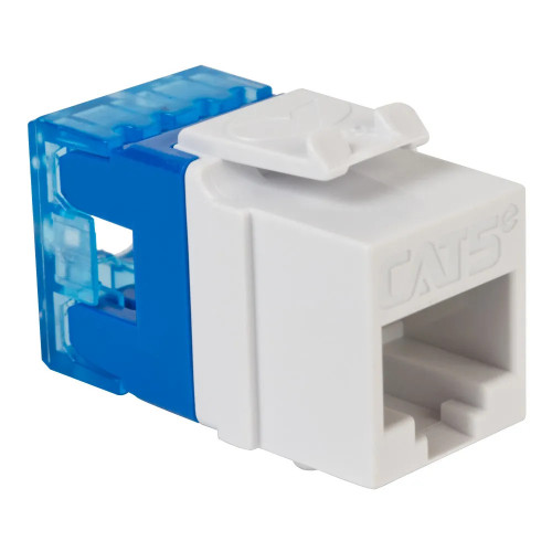 IC107F5CWH - ICC, Jack Cat5e, RJ45-4pr 100, High Density, single jack