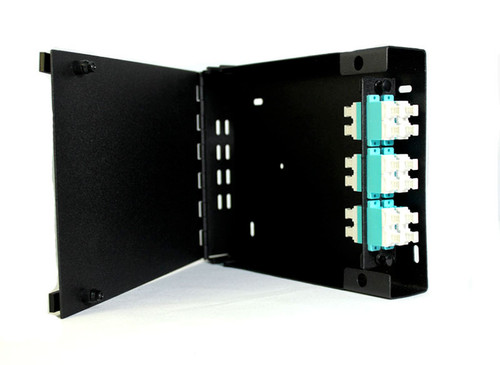 WAC-1X-EXTN - LightWave LGX Fiber Enclosure, Wall Mount, 1 Panel - View open