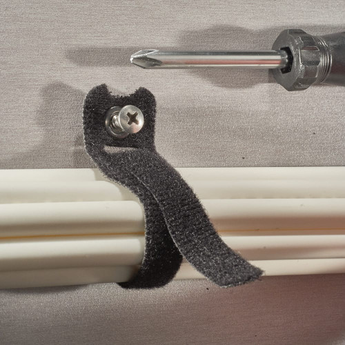 Rip-Tie Lite Screw Mount with Grommet, 1/2 Inch Wide