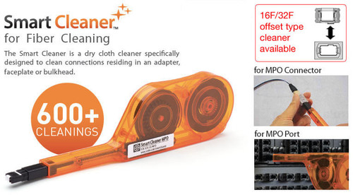 SCK-SS-MPO - Senko Smart Cleaner, for cleaning 12 & 24 Fiber OR 16 & 32 Fiber MTP/MPO, details