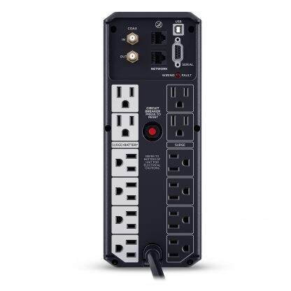 CP1350AVRLCD3 - CyberPower Intelligent LCD UPS Series  - Rear View