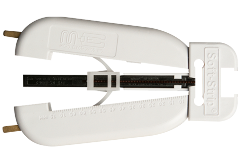 MS-4T-04S-07 - Soft-Strip® Single Fiber Thermal Stripping Tool (AC Power Adapter Model) side view