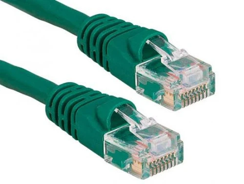 UL724M801GN-4F - Cat6 Snagless Ethernet Cable - Green, dual ends