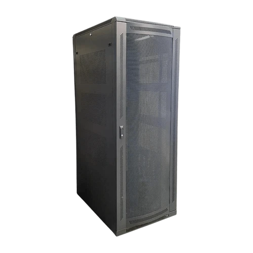 FE7419-45-02K - 740 Series, 45U, Floor Enclosure,  W/ Mesh Door – 27″W X 42″D