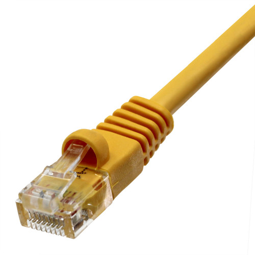 Cat5e Snagless Unshielded (UTP) Ethernet Cable - Yellow Jacket