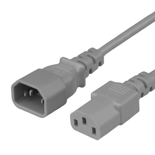 Power Cord, C14 to C13, 18/3 AWG, Red | Shop | Cables Plus USA