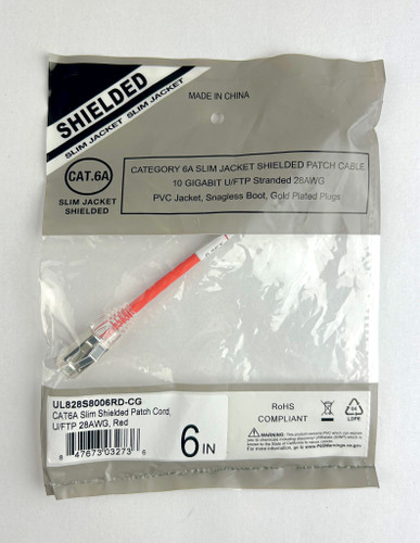 Cat6A Slim Jacket (STP) Ethernet Cable - White | Cables Plus USA