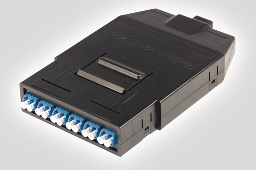 RapidNet Cassette, 12 Fiber, OS2, LC Front with 1 Rear MTP Connector