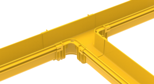 CF120 Fiber Tray - Horizontal Tee Connector (Image 2)