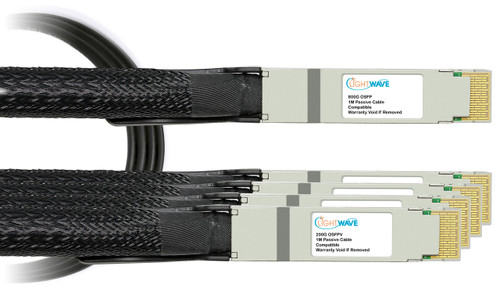 Mellanox Compatible - Active Copper 800GBASE, OSFP to 4X 200G OSFP, Breakout (DAC) Direct Attach Cables