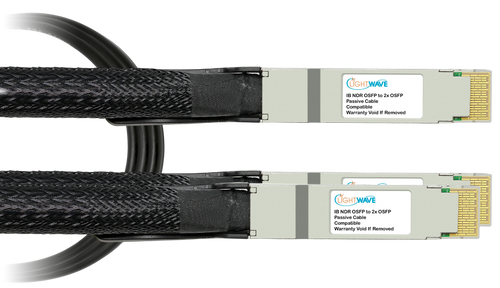 Mellanox Compatible 800GBASE, OSFP to 2X 400G OSFP, Active Breakout (DAC) Direct Attach Cables