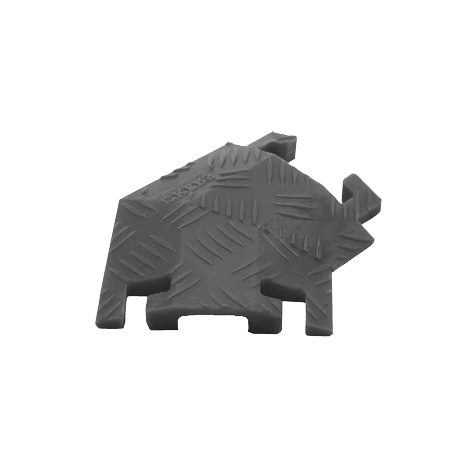 45 Degree Right Turn for FL1X4, 1-Channel Fastlane® Drop-Over Cable Protector