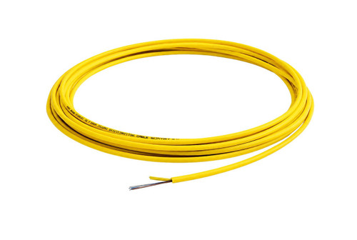 S09MD48CZNPY4T-Y - 48  Fiber, SM, Indoor, Micro Distribution, Data Center, Plenum, Yellow, 3.0mm OD (price per foot), coiled cable view
