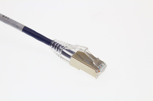 UL828S8006PR-CG - Cat6A Slim Jacket Shielded (STP) Ethernet Cable - Purple Jacket